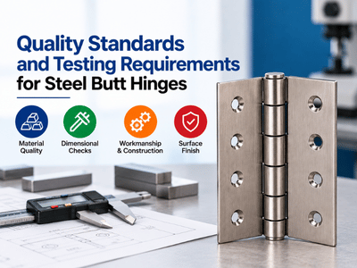 Quality Standards and Testing Requirements for Steel Butt Hinges